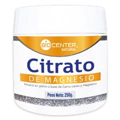 Citrato de Magnesio x 250 gr - BioCenter Natural