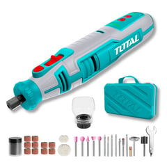 TOTAL TOOLS - Rectificadora 8v + 67 accesorios Total