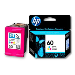 HP - Cartucho de Tinta 60 Tricolor Original