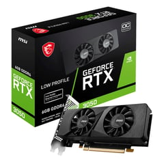 MSI - TARJETA VIDEO 6GB RTX 3050 NVIDIA GEFORCE LOW PROFILE HDMI 96BIT