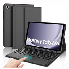 GENERICO - Funda con Teclado TouchPad Para Samsung TAB A9 PLUS 11" 2023 - NEGRO