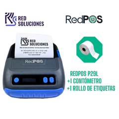 REDPOS - Impresora DUAL para recibos y etiquetas RED-P29L 80mm BLUETOOTH