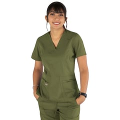 TWELVE - - conjunto médico scrub Chloe - Verde olivo