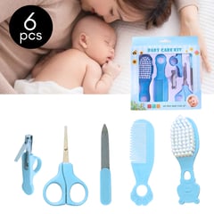 GENERICO - Baby Care Kit 6 piezas Celeste