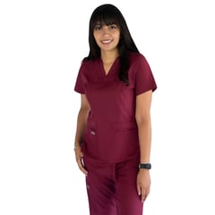 TWELVE - - conjunto médico scrub Chloe - Guinda