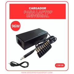 GENERICO - CARGADOR DE LAPTOP UNIVERSAL 96W