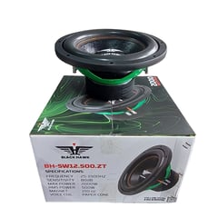 BLACK HAWK - Subwoofer 12" Pulgadas 2000W 500 RMS 2 Bobina Versión Green