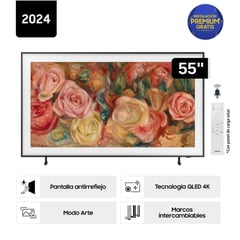 Televisor The Frame 55" Qled 4k Tizen Os Smart - Nuevo 2024