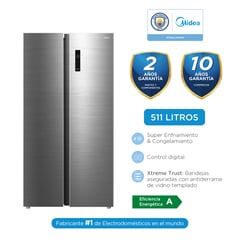 MIDEA - Refrigeradora Side by Side 511lt MDRS710FGR46PE