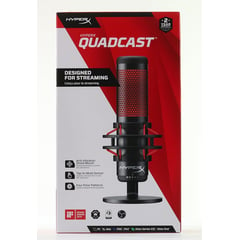 HYPERX - QuadCast Micrófono de Alta Calidad para Streaming Podcasting