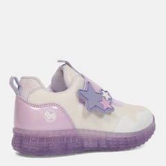 BUBBLE GUMMERS - Zapatillas Con Luces Solaris Blanco Bubblegummers Niña