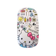 ROMAX - Mouse Inalambrico Recargable Hello Kitty Color Blanco