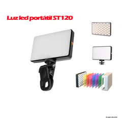 GENERICO - LUZ LED PORTATIL ST120 12W PARA CELULAR Y CAMARAS 120LEDS