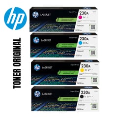 HP - KIT 4 TONER ORIGINAL 230A