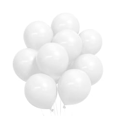 KTK - Bolsa de Globos Látex 7" Blanco de 100 unidades