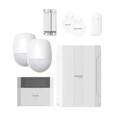 HIKVISION - Kit Alarma AXPRO Híbrida DS-PHA64-KIT 64 Zonas Dispositivos Cableados