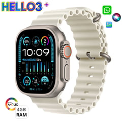 HELLO - 3 + Plus 4GB Reloj Inteligente Smartwatch Premium Bluetooth 5.3