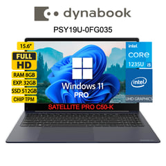 DYNABOOK - Laptop SATELLITE PRO Intel Core i5-1235U Pantalla 156 FHD RAM 8GB SSD 512GB