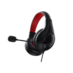 HAVIT - Audífono Estéreo con micrófono para PC HV-H2116D negro y rojo