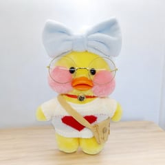 IMPORTADO MC - Patito Lalafanfan Peluche Morral Amarillo 30cm