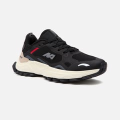 NEW ATHLETIC - Zapatillas Lifestyle Truiden70 Negro Con Beige Hombre