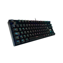 TEROS - Teclado Gamer Mecánico Multimedia Iluminación USB TE-4153N