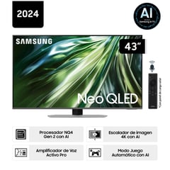 SAMSUNG - Televisor 43'' Neo Qled 4K QN43QN90DAGXPE - Nuevo 2024