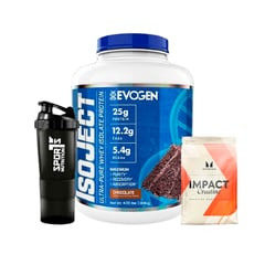 EVOGEN - Proteina ISOJECT 1.8 kg Chocolate+ Creatina 250gr + SmartShaker