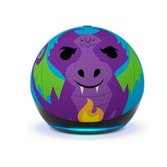 AMAZON - Echo Dot Niños 5ta Generación Parlante Inteligente Alexa Dragón Morado