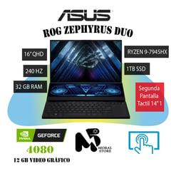 Laptop ROG Zephyrus Duo 16GX650PZ-XS96 Ryzen 9-7945HX 32GB RAM 1TB SSD RTX4080 12GB