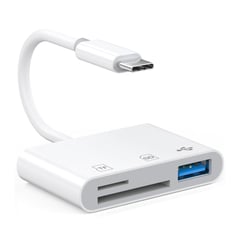 OEM - Adaptador 3 en 1 Tipo C a SD, TF, USB 3.0