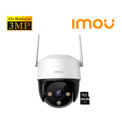 IMOU - Cámara Seguridad Wi-Fi CRUISER SE+ 3MP 360° Noche color +SD 256GB