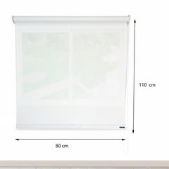 DECCORATE - Roller screen 5% americano blanco 80 x 110 cm