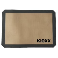 KIOXX - Tapete para Hornear Antiadherente 42X29cm Silicona Gris y Beige