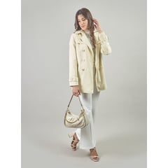 MICHELLE BELAU - TRENCH COAT CORTO MANGA LARGA TC00106BHC TNEG S