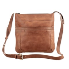 GENERICO - BOLSO BANDEROLA TRENDY VIAJERO CAMEL