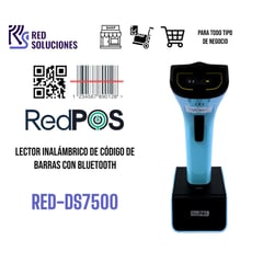 GENERICO - LECTOR REDPOS INALAMBRICO RED-DS7500 1D 2D BLUETOOTH