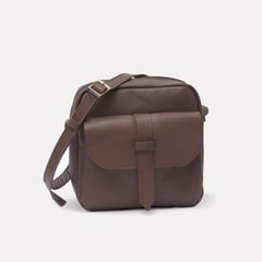 GENERICO - MORRAL ORGANIZADOR DE CUERO MARRON MUJER