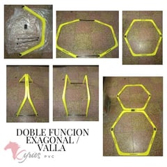 IMPORTADO - Escalera de Agilidad Hexagonal Mutifuncional - Valla