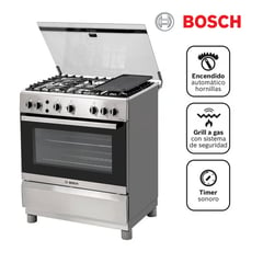 BOSCH - COCINA A GAS GLP 5 HORNILLAS PRO545 MAX