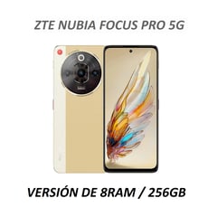 ZTE - NUBIA FOCUS PRO 5G 8RAM 256GB - BEIGE