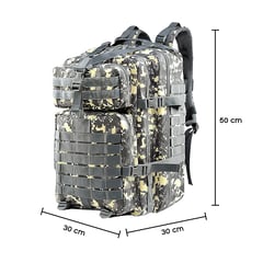 KAEROSHY - Mochila Strek 50L Viajera impermeable - Camuflaje