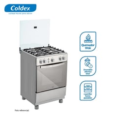 COLDEX - Cocina 4 hornillas CX641 Inox