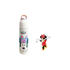 ROMAX - TERMO ACERO INOXIDABLE MINNIE 500ML CREMA