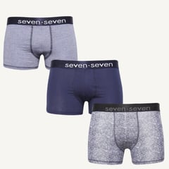 GENERICO - Pack X3 Boxer - Calzoncillo Hombre - Prenda interior color entero