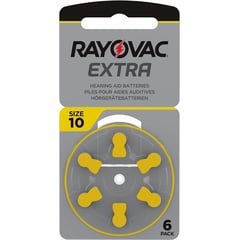 RAYOVAK - PILAS RAYOVAC EXTRA 10 PARA AUDIFONOS MEDICADOS x 6 PILAS