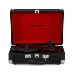 CROSLEY - Tocadiscos Long Play Vinilo Cruiser Plus - Negro