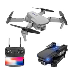 GENERICO - DRONE E88 PRO Plegable con 2 Cámaras HD 4K Control Remoto y Manual