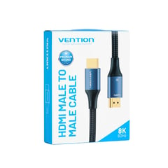 VENTION - Hdmi 2.1 Cable Nylon Trenzado 8k 4k 2k Pc Tv (2m) Premium