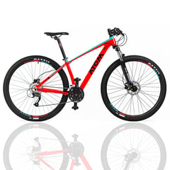 ATOM - BICICLETA MTB ALUMINIO BURNER ARO 29 ROJO / CIAN T18